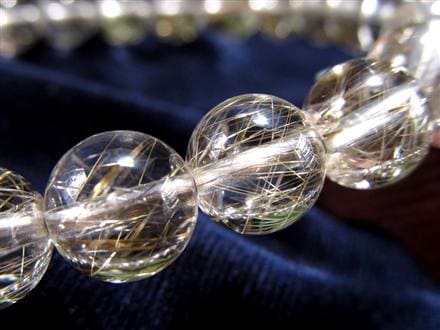 シルバールチル ルチルクォーツ ブレスレット シルバールチルクォーツ 二酸化チタン 仕事運