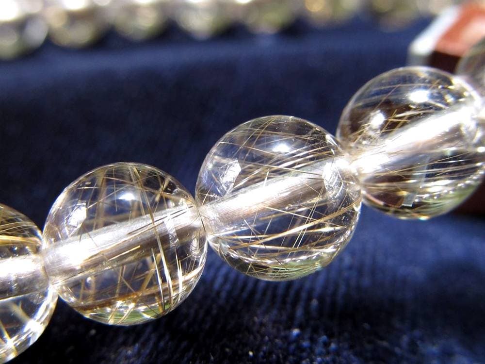 シルバールチル ルチルクォーツ ブレスレット シルバールチルクォーツ 二酸化チタン 仕事運