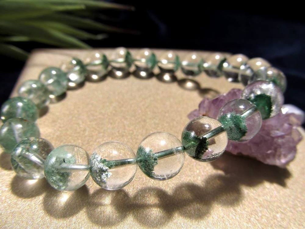 エメラルドグリーンファントム グリーンファントム ファントムクォーツ ブレスレット 山形ファントム