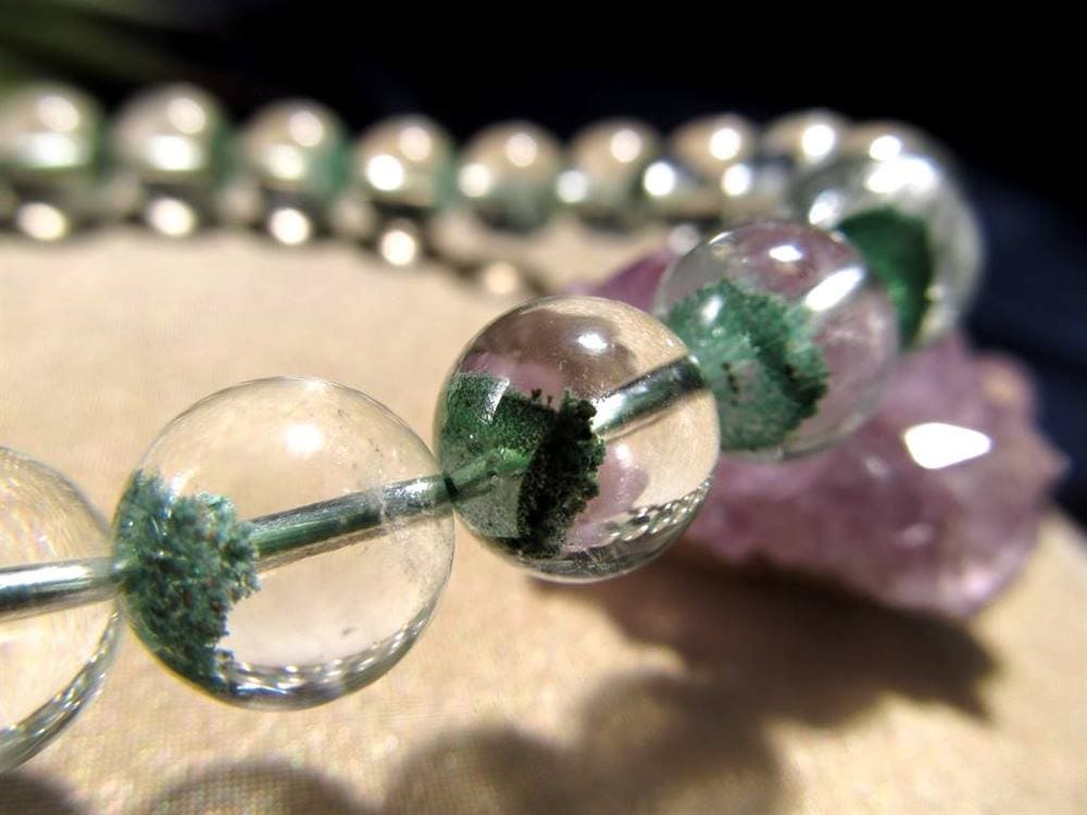 エメラルドグリーンファントム グリーンファントム ファントムクォーツ ブレスレット 山形ファントム