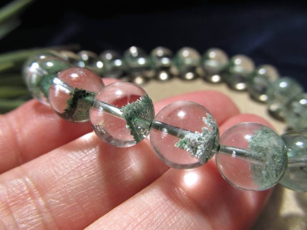 エメラルドグリーンファントム グリーンファントム ファントムクォーツ ブレスレット 山形ファントム