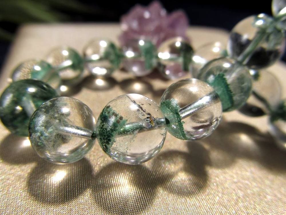 エメラルドグリーンファントム グリーンファントム ファントムクォーツ ブレスレット 山形ファントム