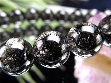 ルチルクォーツ ブラックルチル ブレスレット 天然石 パワーストーン