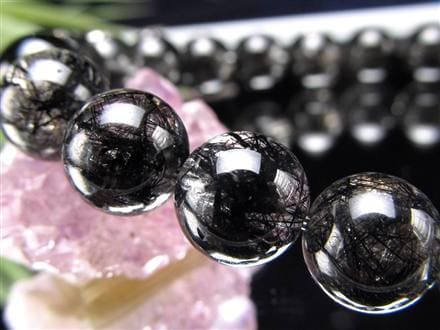 ルチルクォーツ ブラックルチル ブレスレット 天然石 パワーストーン