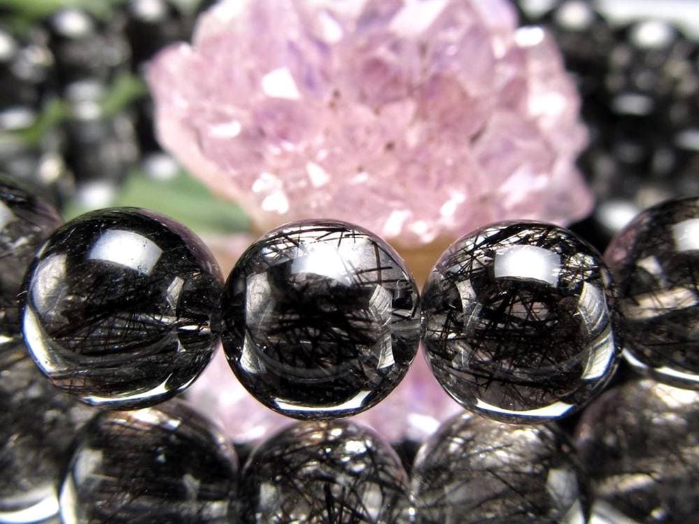 ルチルクォーツ ブラックルチル ブレスレット 天然石 パワーストーン