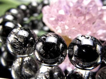 ルチルクォーツ ブラックルチル ブレスレット 天然石 パワーストーン