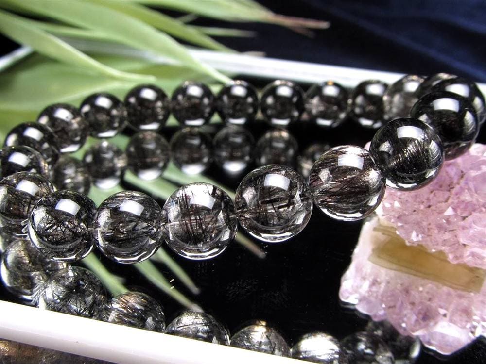 ルチルクォーツ ブラックルチル ブレスレット 天然石 パワーストーン