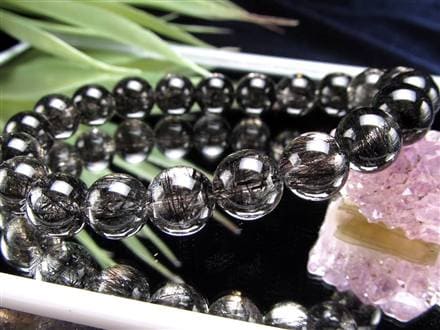 ルチルクォーツ ブラックルチル ブレスレット 天然石 パワーストーン