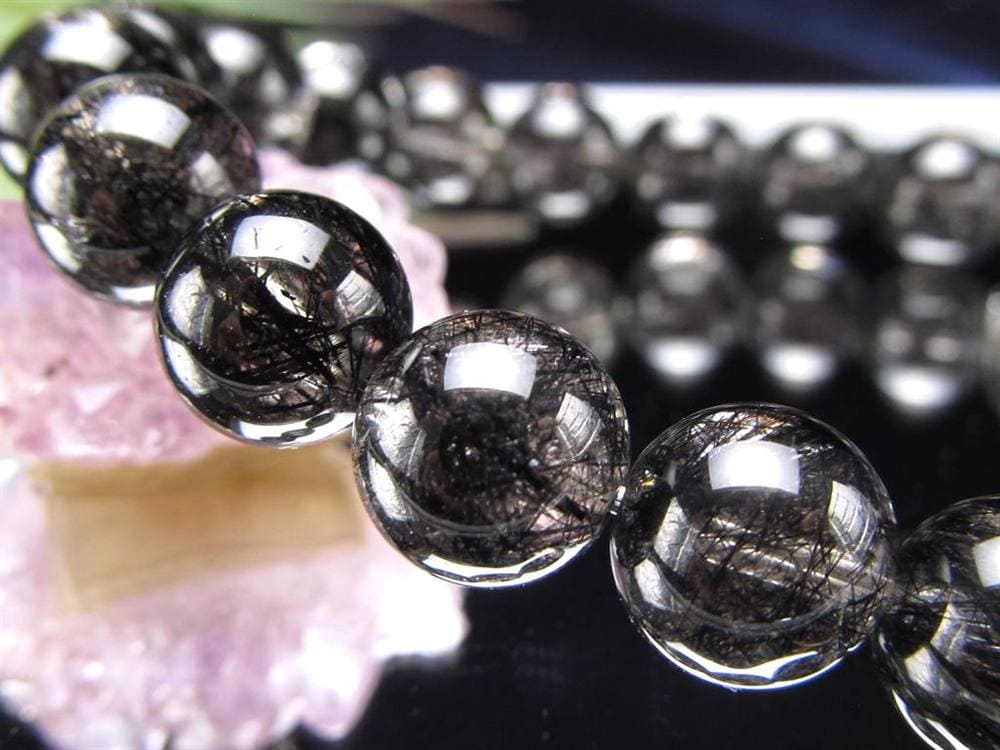 ルチルクォーツ ブラックルチル ブレスレット 天然石 パワーストーン