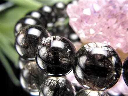 ルチルクォーツ ブラックルチル ブレスレット 天然石 パワーストーン