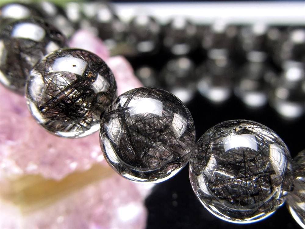 ルチルクォーツ ブラックルチル ブレスレット 天然石 パワーストーン