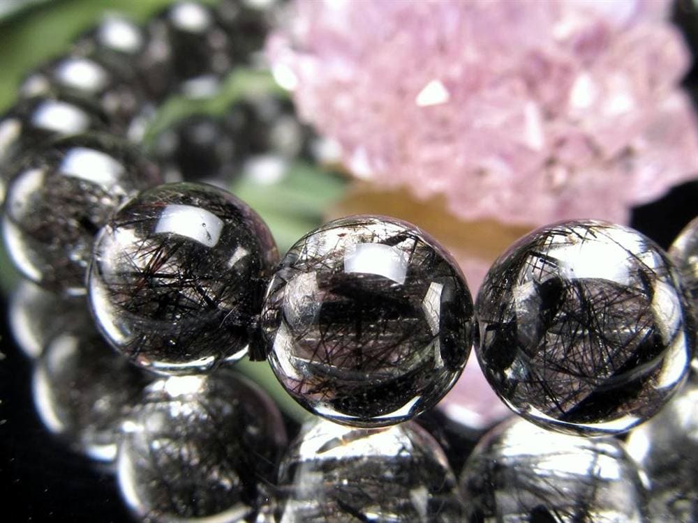 ルチルクォーツ ブラックルチル ブレスレット 天然石 パワーストーン