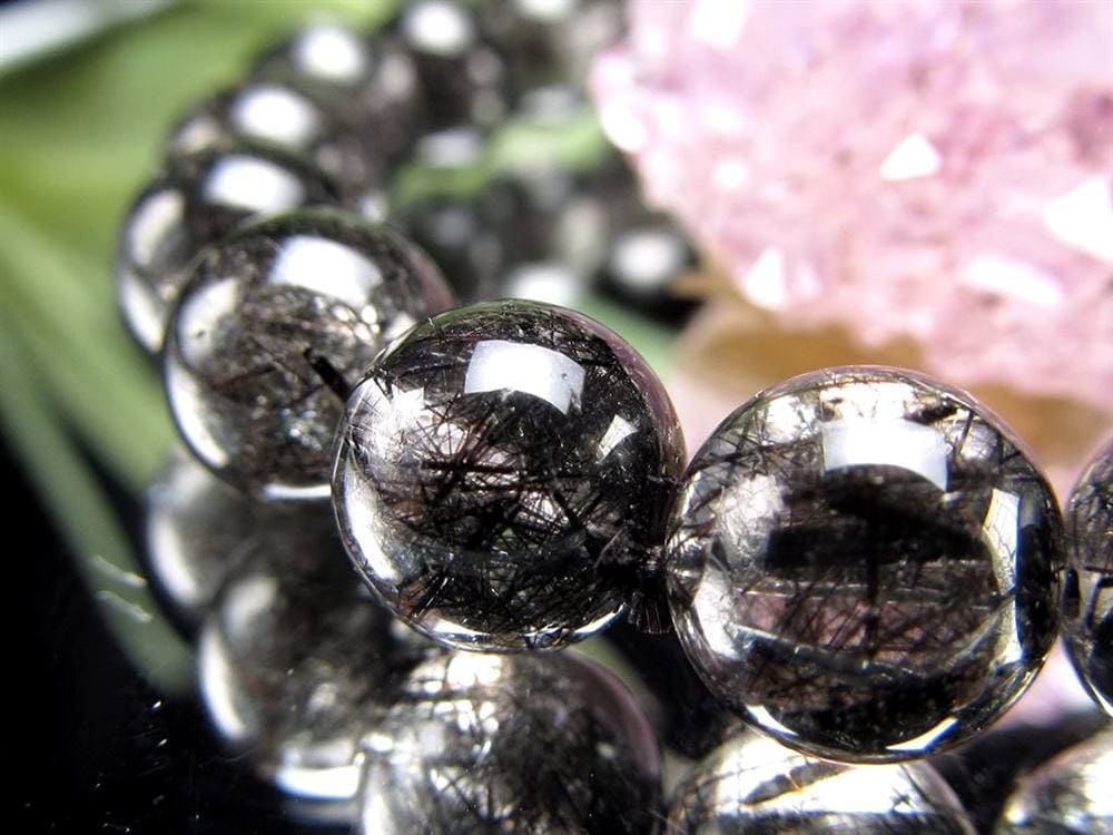 ルチルクォーツ ブラックルチル ブレスレット 天然石 パワーストーン