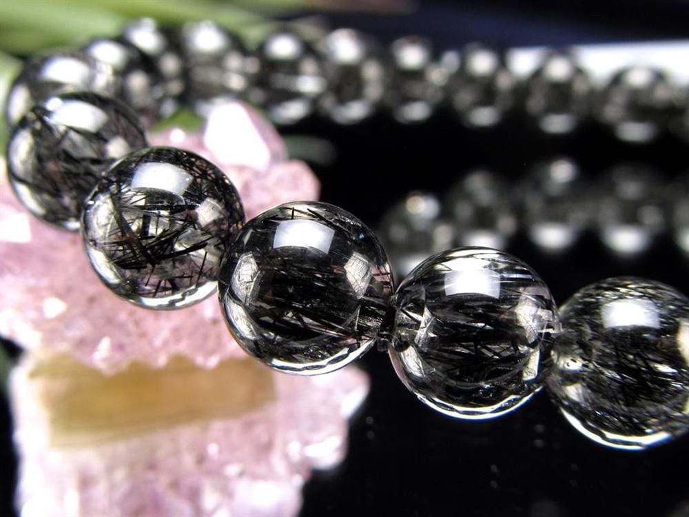 ルチルクォーツ ブラックルチル ブレスレット 天然石 パワーストーン