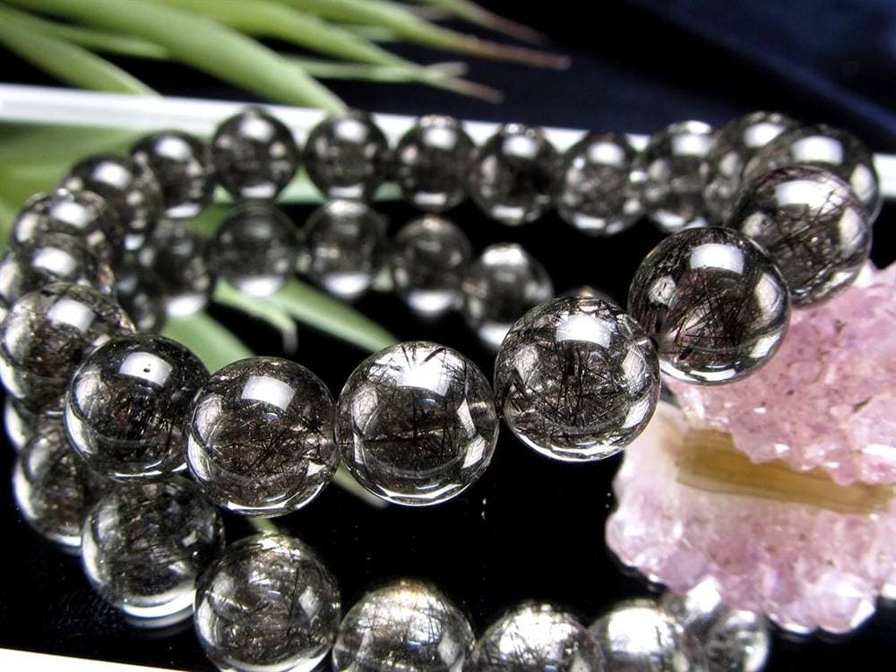 ルチルクォーツ ブラックルチル ブレスレット 天然石 パワーストーン