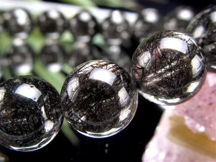 ルチルクォーツ ブラックルチル ブレスレット 天然石 パワーストーン