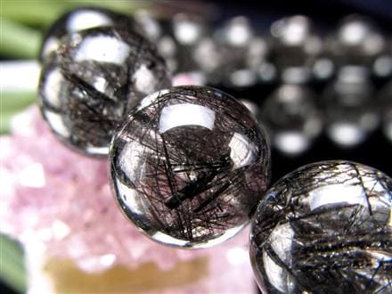 ルチルクォーツ ブラックルチル ブレスレット 天然石 パワーストーン