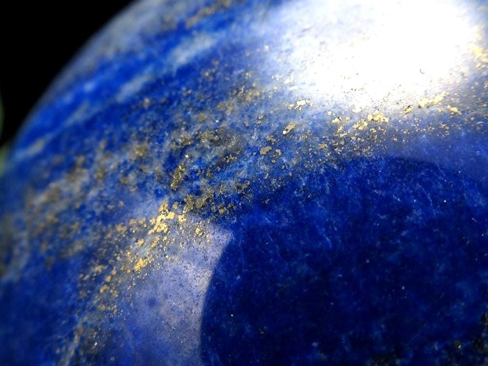 ラピスラズリ 丸玉 置物 スフィア 瑠璃