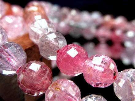 ブレスレット 多面カット デザイン 天然石 シンプル