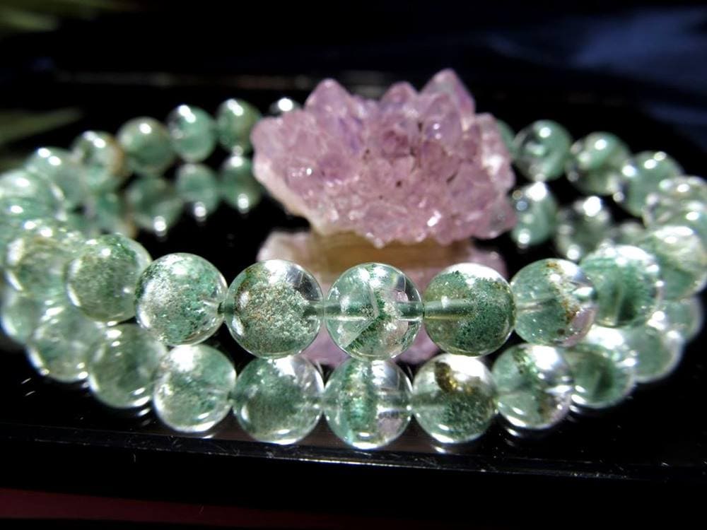 エメラルドグリーンファントム グリーンファントム ファントムクォーツ ブレスレット 山形ファントム