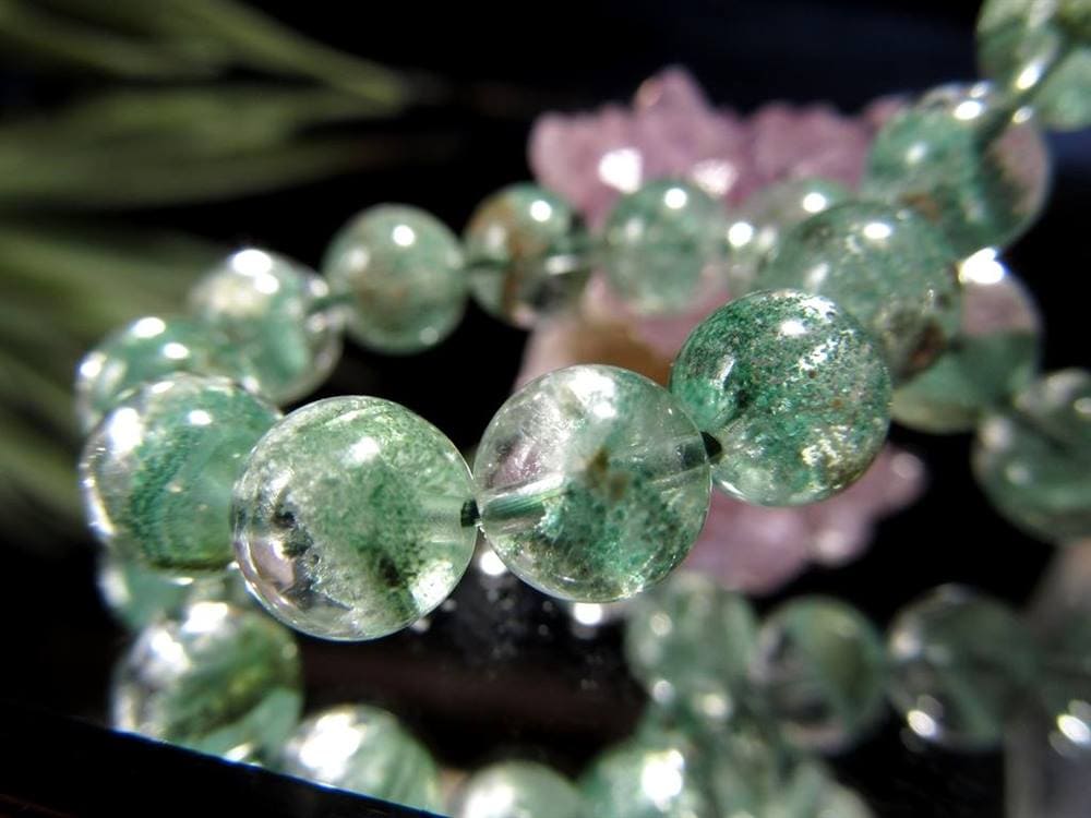 エメラルドグリーンファントム グリーンファントム ファントムクォーツ ブレスレット 山形ファントム