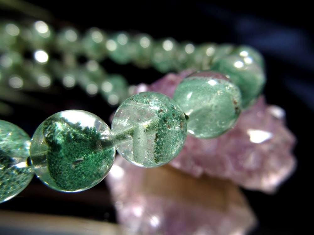 エメラルドグリーンファントム グリーンファントム ファントムクォーツ ブレスレット 山形ファントム