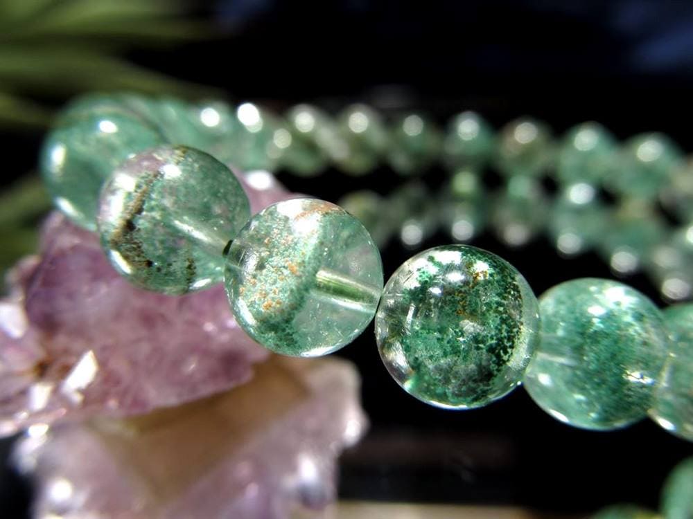 エメラルドグリーンファントム グリーンファントム ファントムクォーツ ブレスレット 山形ファントム