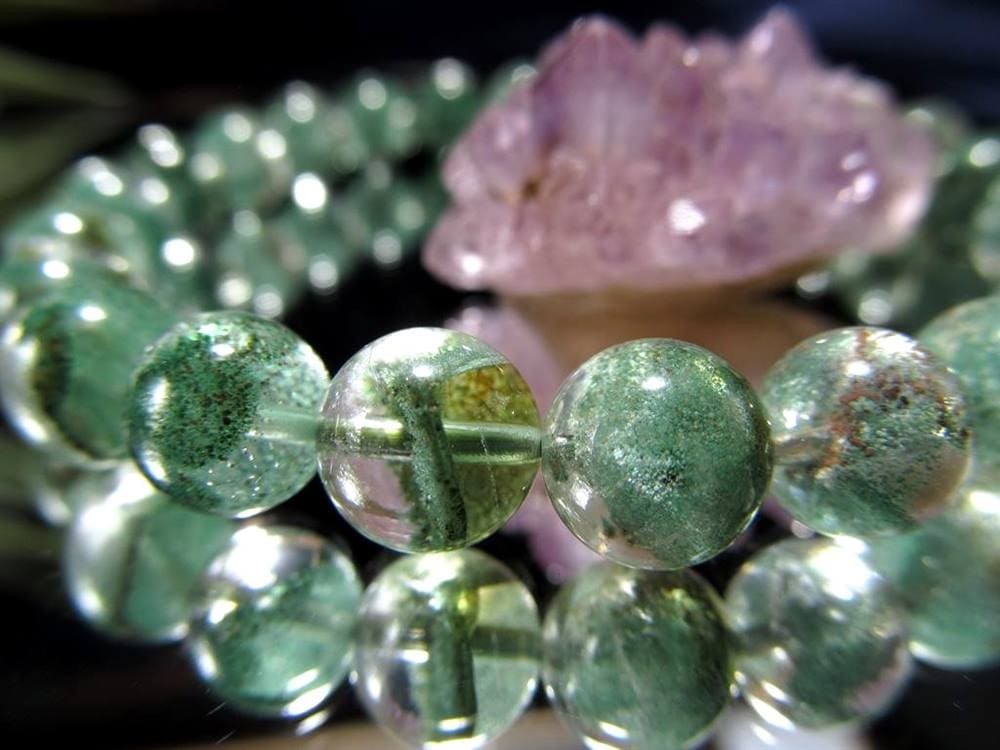 エメラルドグリーンファントム グリーンファントム ファントムクォーツ ブレスレット 山形ファントム