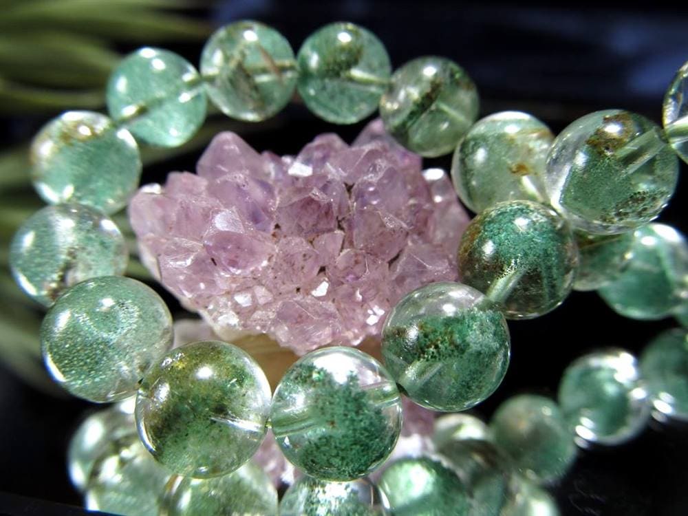 エメラルドグリーンファントム グリーンファントム ファントムクォーツ ブレスレット 山形ファントム