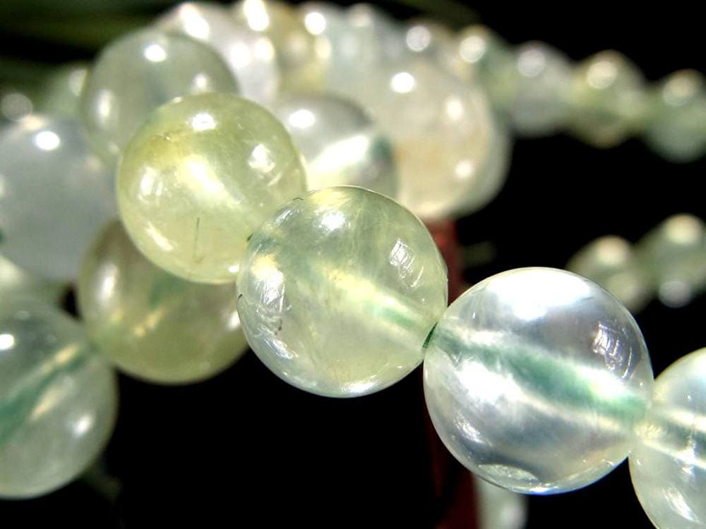 プレナイト ぶどう石 ブレスレット グリーン ヒーリング