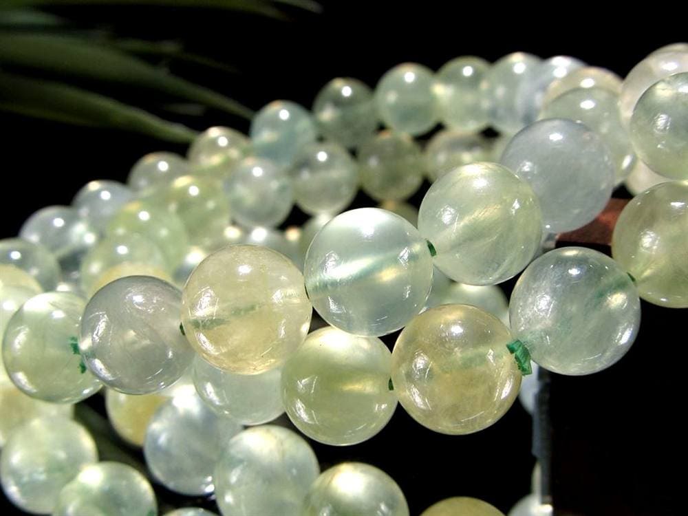 プレナイト ぶどう石 ブレスレット グリーン ヒーリング