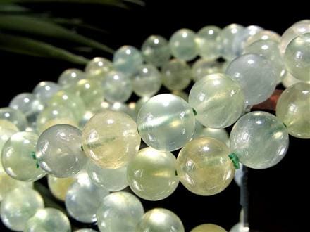 プレナイト ぶどう石 ブレスレット グリーン ヒーリング