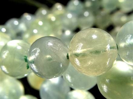 プレナイト ぶどう石 ブレスレット グリーン ヒーリング