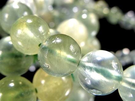 プレナイト ぶどう石 ブレスレット グリーン ヒーリング