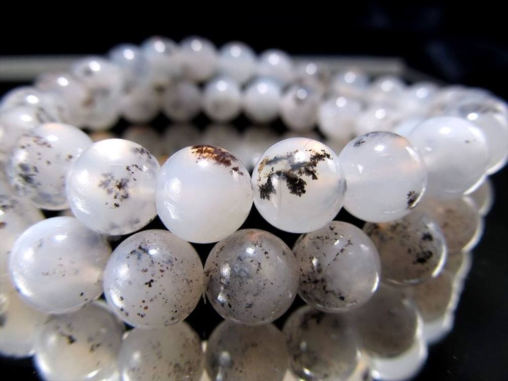 デンドリティックカルセドニーブレスレット