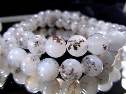 デンドリティックカルセドニーブレスレット