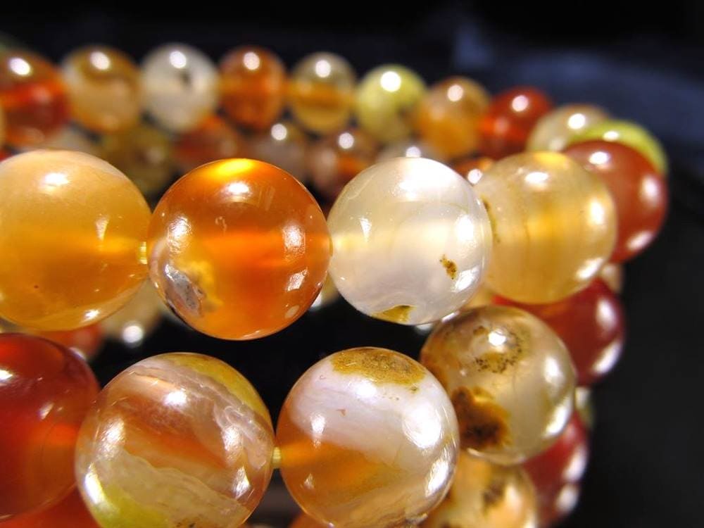 瑪瑙 ブレスレット アゲート メノウ 孔雀瑪瑙