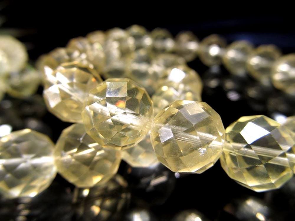 レモンクォーツ 硫黄水晶 ブレスレット 癒し ヒーリング