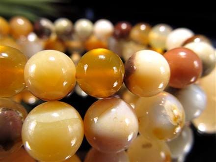 イエローオパール オパール コモンオパール ブレスレット 蛋白石