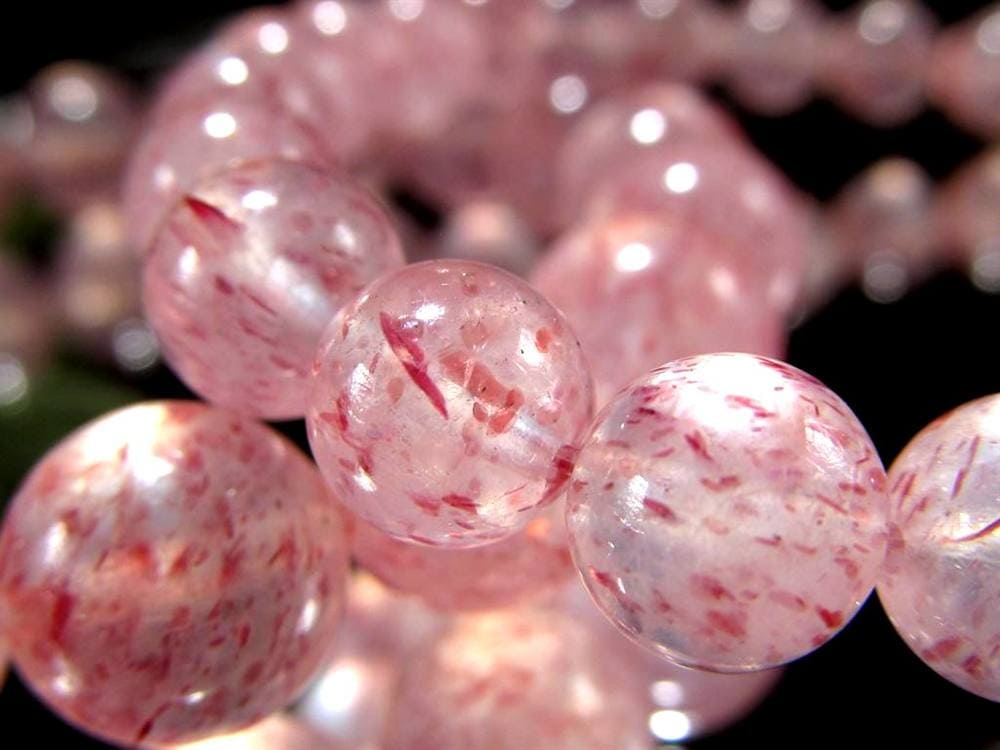 モスコバイト インクォーツ 雲母 水晶 ブレスレット