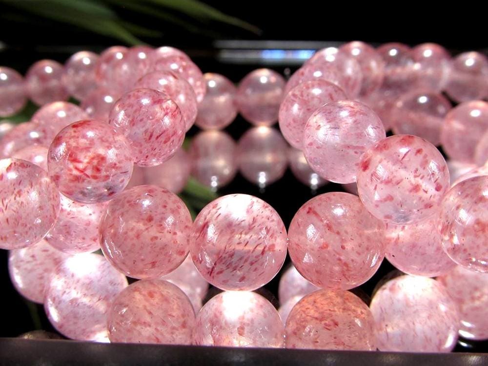 モスコバイト インクォーツ 雲母 水晶 ブレスレット