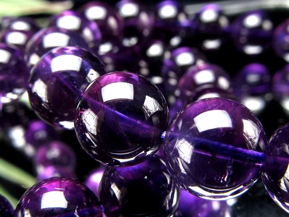 アメジスト 紫水晶 ブレスレット ウルグアイ 誕生石