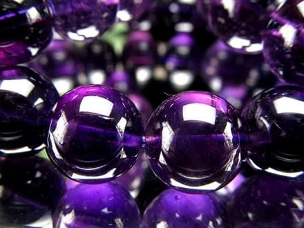 アメジスト 紫水晶 ブレスレット ウルグアイ 誕生石