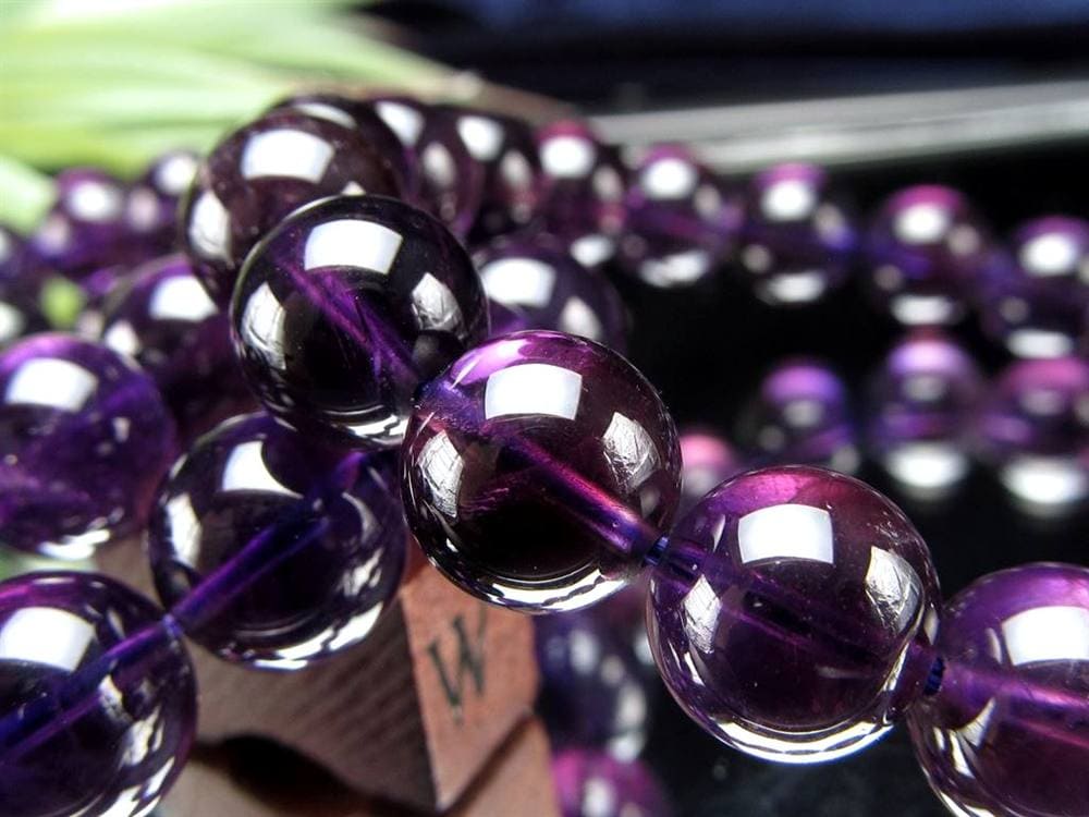 アメジスト 紫水晶 ブレスレット ウルグアイ 誕生石