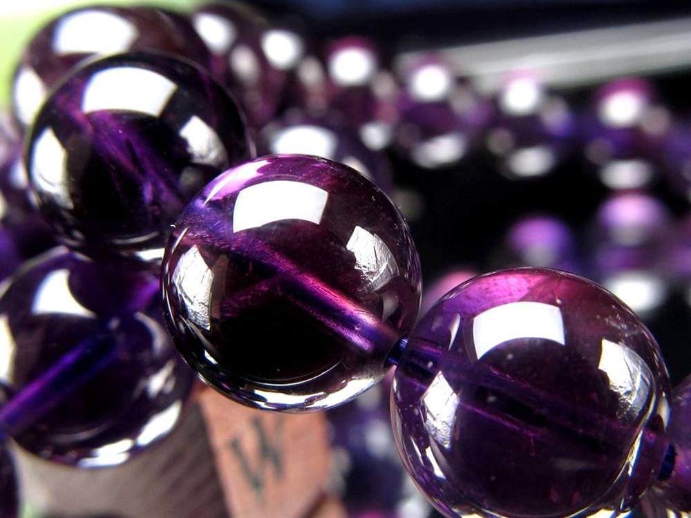 アメジスト 紫水晶 ブレスレット ウルグアイ 誕生石