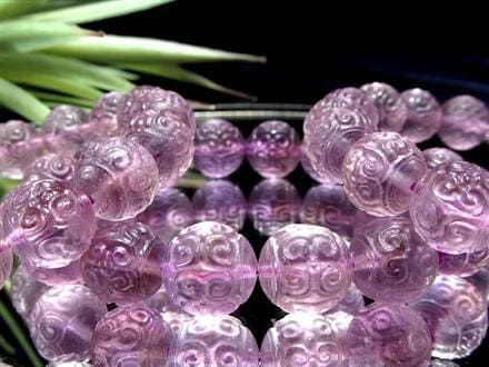 アメジスト 紫水晶 ブレスレット マニコロ 摩尼車