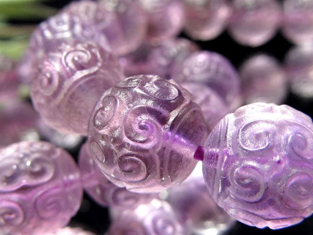 アメジスト 紫水晶 ブレスレット マニコロ 摩尼車