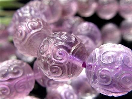 アメジスト 紫水晶 ブレスレット マニコロ 摩尼車