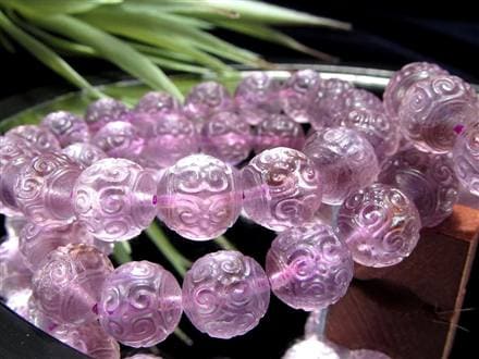 アメジスト 紫水晶 ブレスレット マニコロ 摩尼車