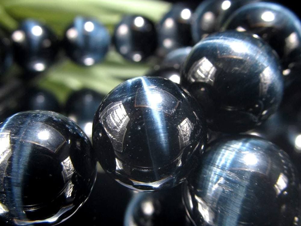 ホークアイ タイガーアイ ブルータイガーアイ 鷹目石 ブレスレット